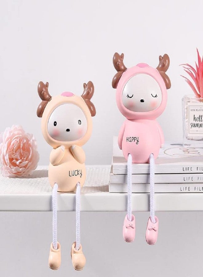 BHOOLU&GOOLU Hanging Leg Doll Showpiece - Style -2 (2 Pcs/Set) - Image 2